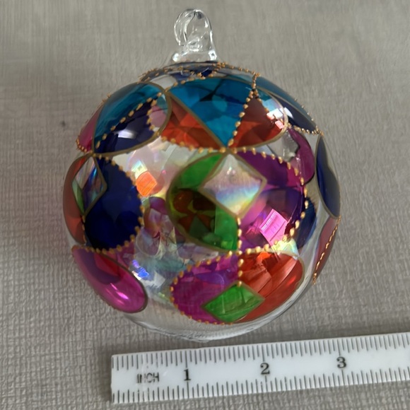 Murano Glass Venezia Handblown Christmas Ornament - Picture 9 of 9
